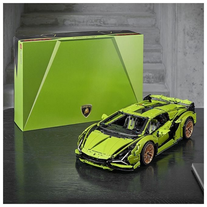 LEGO Technic 42115 Lamborghini Sián FKP 37, Set con Auto Sportiva, Modellino di Macchina da Costruire per Adulti, Idea Regalo