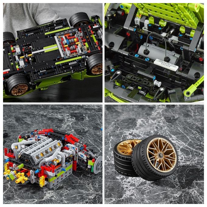 LEGO Technic 42115 Lamborghini Sián FKP 37, Set con Auto Sportiva, Modellino di Macchina da Costruire per Adulti, Idea Regalo