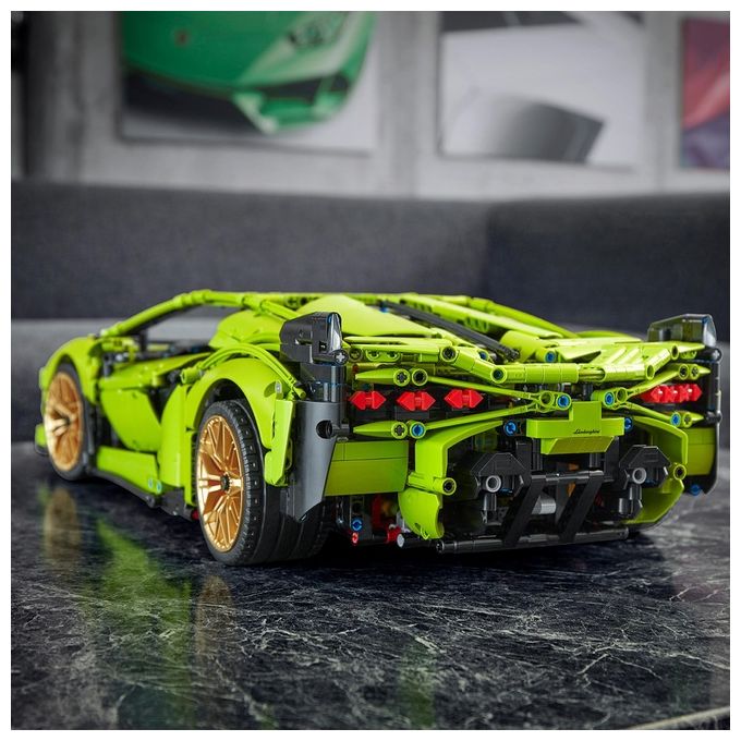 LEGO Technic 42115 Lamborghini Sián FKP 37, Set con Auto Sportiva, Modellino di Macchina da Costruire per Adulti, Idea Regalo