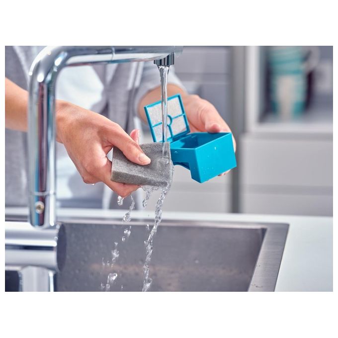 Leifheit Regulus Aqua Powervac Lavasciuga Pavimenti Wireless Sistema Intelligente Tank Control Autonomia 22 minuti Bianco 11914