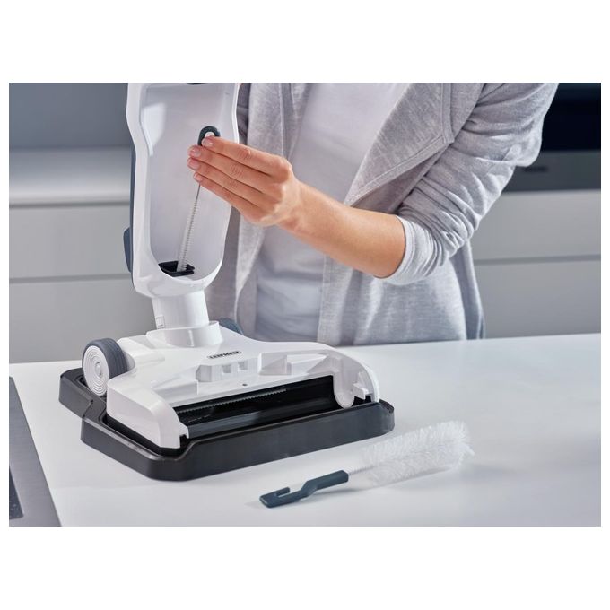 Leifheit Regulus Aqua Powervac Lavasciuga Pavimenti Wireless Sistema Intelligente Tank Control Autonomia 22 minuti Bianco 11914