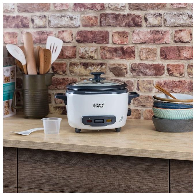 Russel Hobbs Cuociriso Grande Nero-Bianco 500W