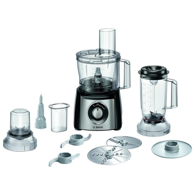 Bosch MCM 3PM386 MultiTalent 3 Robot da Cucina 900W 2.3 Litri Nero-Trasparente