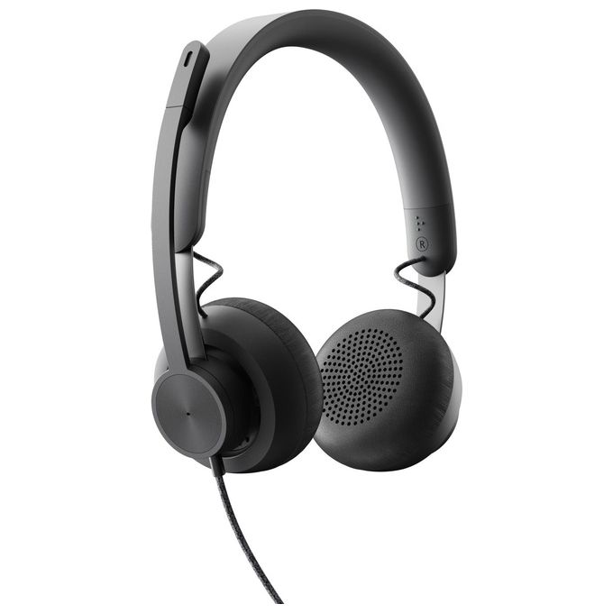 Logitech Zone Wired Teams Cuffia Padiglione Auricolare Usb Tipo-C Nero