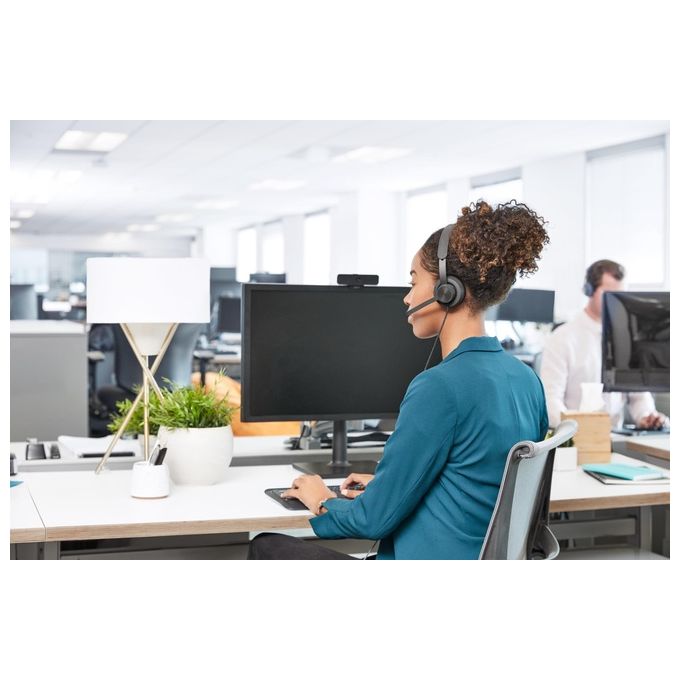 Logitech Zone Wired Teams Cuffia Padiglione Auricolare Usb Tipo-C Nero