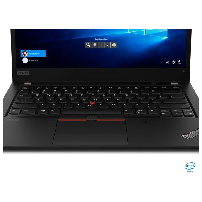 Lenovo ThinkPad T14 Notebook, Processore Intel Core i5-10210U, Ram 8Gb, Hd 512Gb SSD, Display 14'', Windows 10 Pro