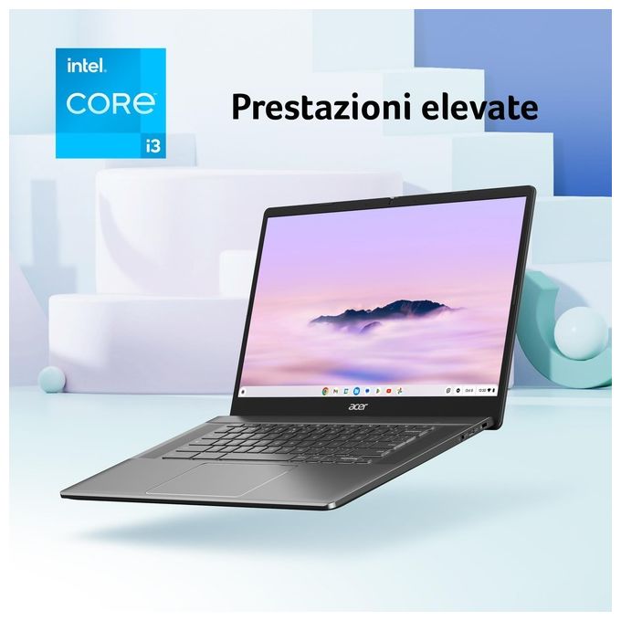 ACER Chromebook Plus 515 CB515-2H-34ZU i3-1215u 8Gb Hd 256Gb Ssd ChromeOS