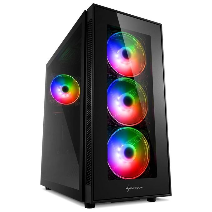 Sharkoon TG5 PRO RGB Pc Case Atx 2xUsb 3.0 2xUsb 2.0 7 Slots