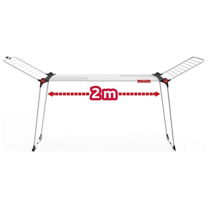Vileda Stendibiancheria Infinity Flex Bianco per una massima praticita nella asciugatura della biancheria in spazi ridotti - Yeppon