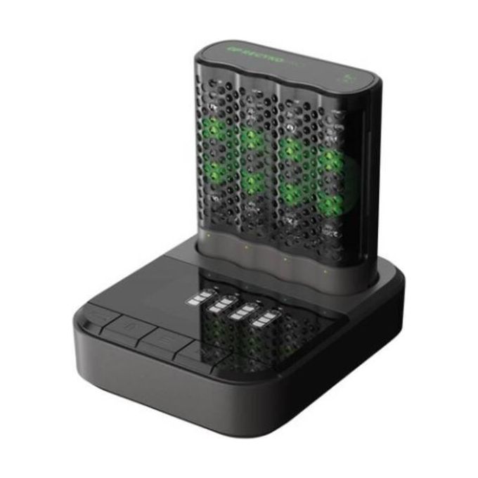 GP Batteries ReCyko Pro P461 Modello USB Caricabatterie con 4xAA NiMh 2000mAh