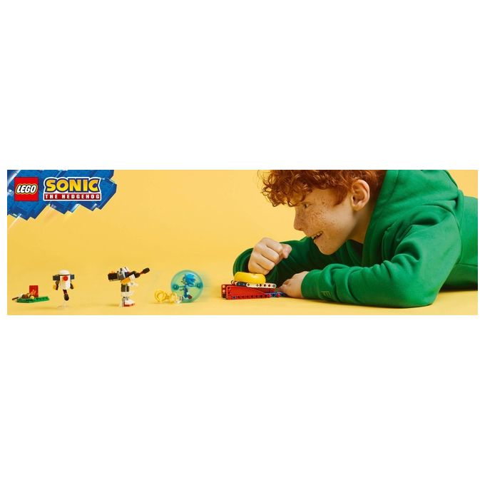 LEGO Sonic Duello al Falo' di Sonic Giochi d'Avventura per Bambini e Bambine da 7 Anni in su con Personaggi del Videogioco tra cui 2 Robot Giocattolo Idea Regalo di Compleanno per Gamer 77001
