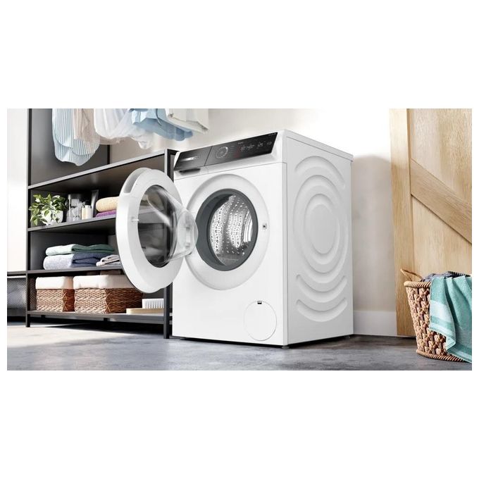 Bosch WGB24402IT Serie 8 Lavatrice Frontale 9 Kg 1400 rpm Classe A Wi-Fi Vapore Iron Assist (85x60x59 cm) colore Bianco