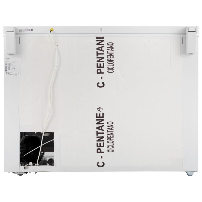 Whirlpool WHE31352 FO 2 Congelatore a Pozzetto Capacita' 312 Litri Classe energetica E  FastFreezing Tecnologia 6° SENSO Space Max 91,6 cm Bianco