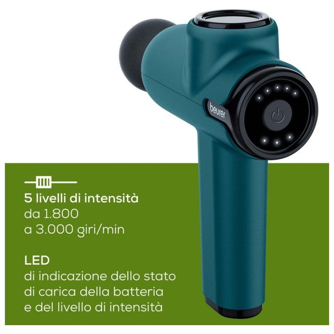 Beurer MG 99 Massage Gun Compact Pistola per Massaggio Muscolare