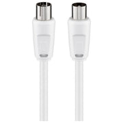 Ednet cavo antenna maschio-femmina mt 2,50 colore bianco