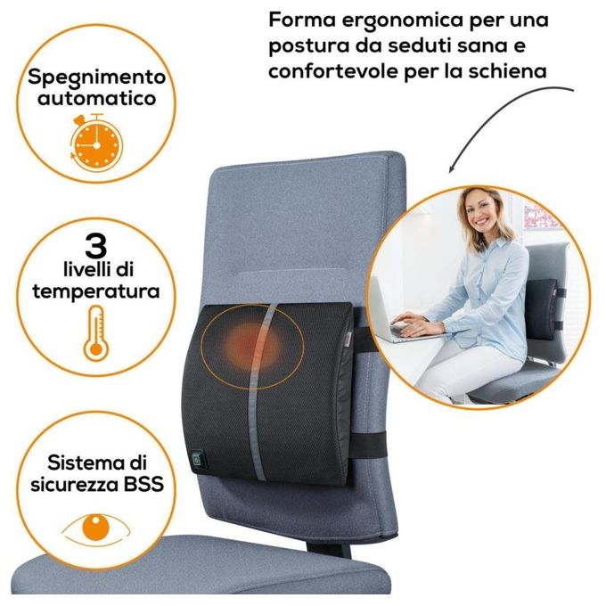 Beurer HK 70 Termoforo 20W 3 Temperature Adattore per Auto Lavabile