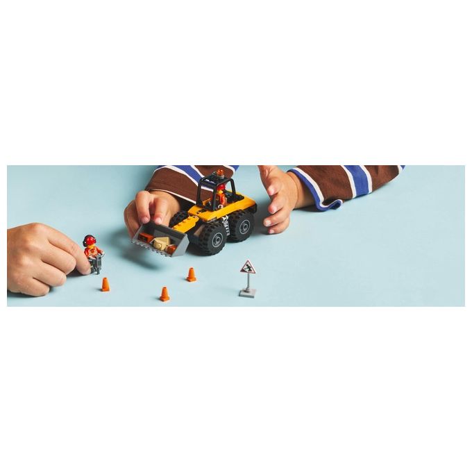 LEGO Veicolo Pala Gommata Gialla Set 60450 per Bambini Linea City Great Vehicles