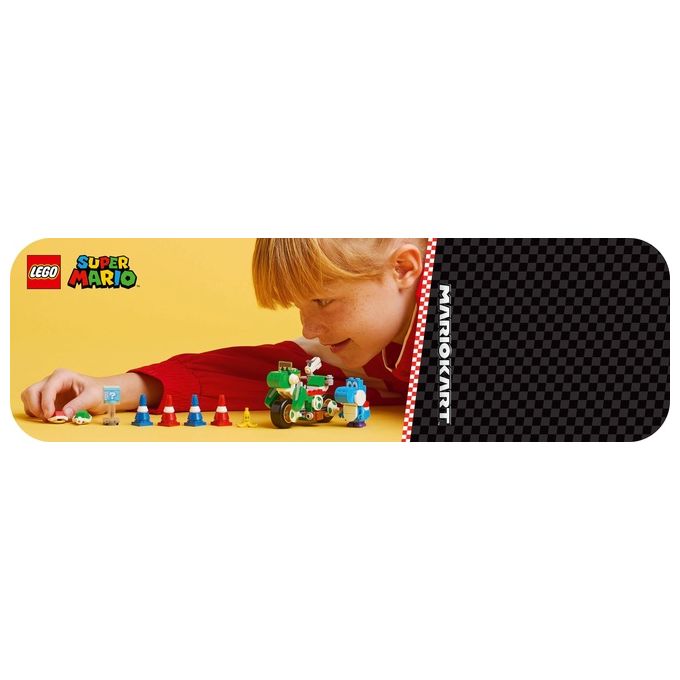 LEGO Set Moto Yoshi 72031 Mario Kart Super Mario in Edizione Esclusiva per Appassionati di Costruzioni Creative