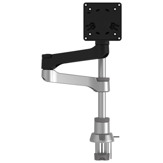 R-Go Tools RGOVLZE4SI Supporto da Tavolo per Tv a Schermo Piatto 32'' Nero-Argento