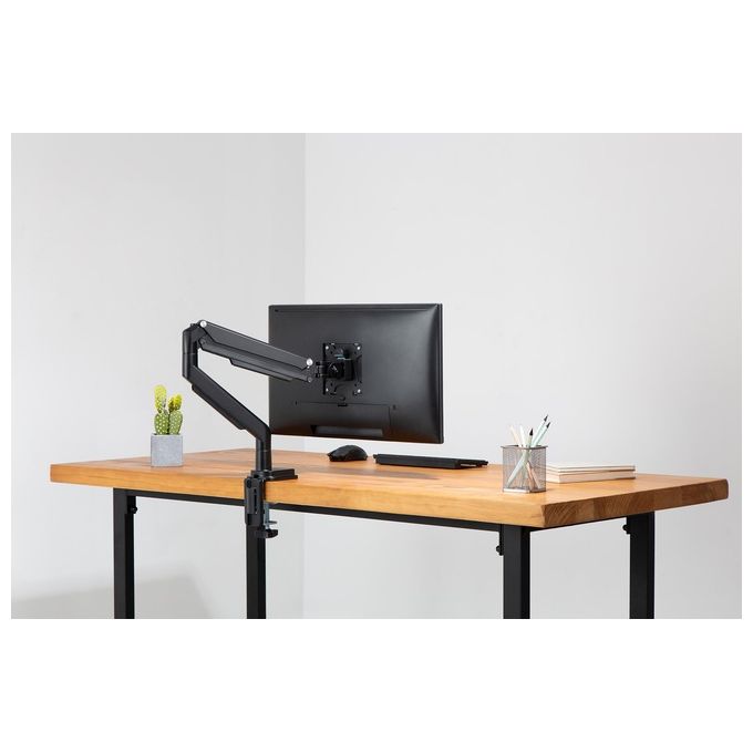 Digitus Supporto a Incastro con Molla a Gas per Monitor 17''-32'' 9Kg Max Nero