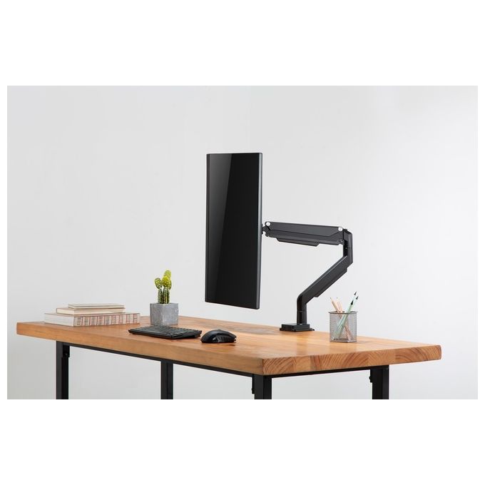 Digitus Supporto a Incastro con Molla a Gas per Monitor 17''-32'' 9Kg Max Nero