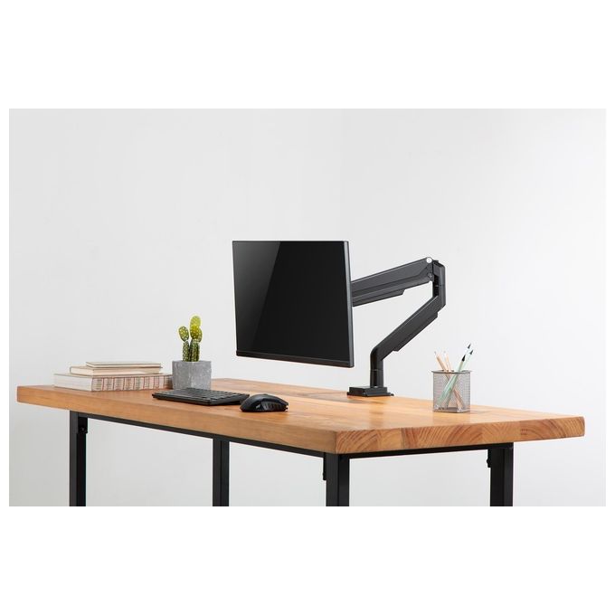 Digitus Supporto a Incastro con Molla a Gas per Monitor 17''-32'' 9Kg Max Nero