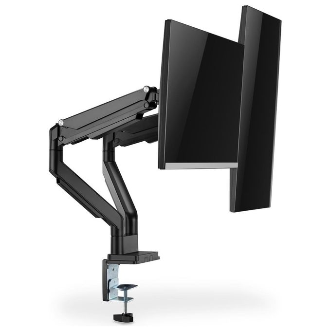 Digitus Supporto a Incastro Doppio con Pressione a Gas per Monitor 17''-32'' 2x9Kg Max Nero