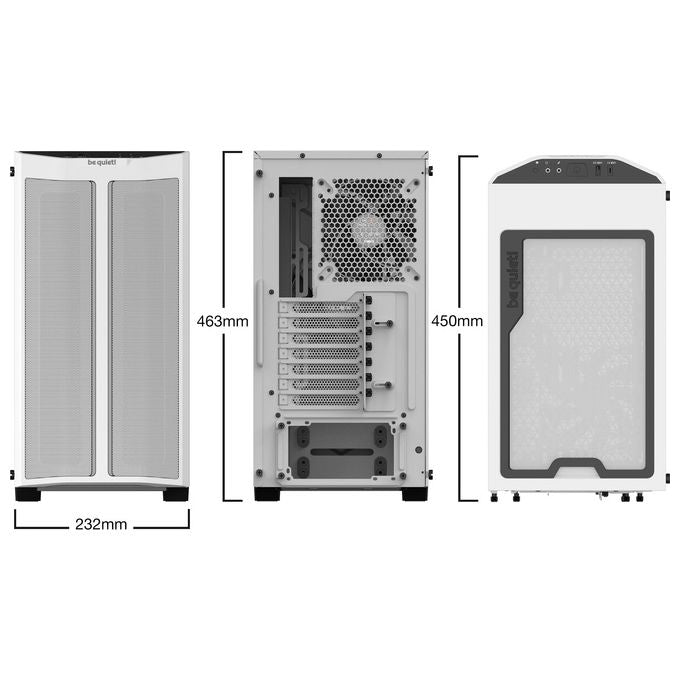 Be Quiet! Pure Base 500dx Desktop Bianco