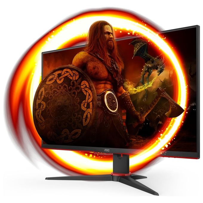 AOC Monitor 23.8'' LED IPS Gaming G2 24G2ZE - BK 1920x1080 Full HD Tempo di Risposta 0.5 ms Frequenza di Aggiornamento 240 (Hz)