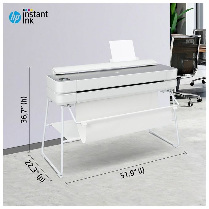 HP Designjet Studio Steel 36'' Printer Stampante Grandi Formati