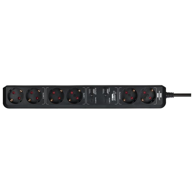 Brennenstuhl Eco-Line WI-FI 6 Posti Socket Line 1.5mt