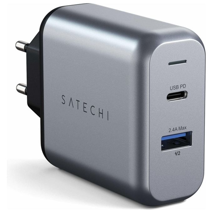 Satechi Caricabatterie da Muro a Doppia Porta 30W