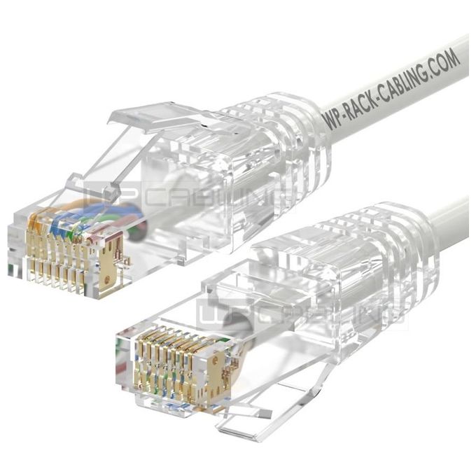 Wp Europe Patch Cord U-Utp Cat.6a lshf Bianco 3mt