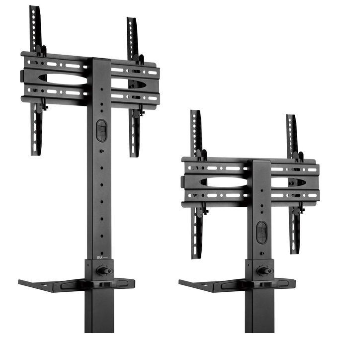 Conceptronic Carrello e Supporto Multimediale per Display 32''-55'' Nero