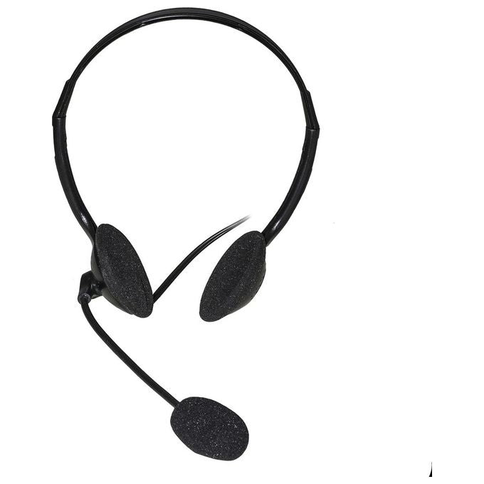 Link cuffia con microfono orientabile, connettore usb e controllo volume