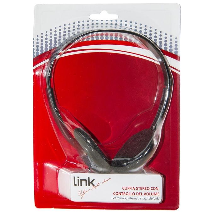 Link cuffia audio stereo colore nero