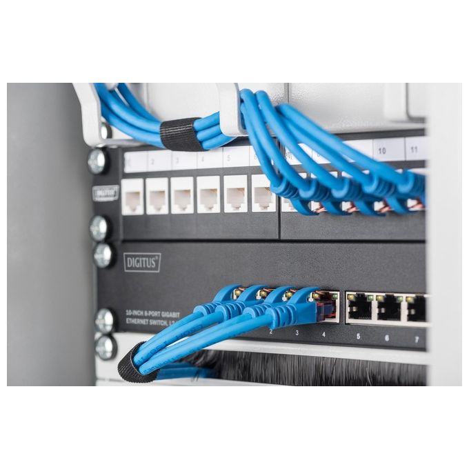 Digitus Switch Gigabit Ethernet da 8 Porte a 10'' Gestito L2+ Nero