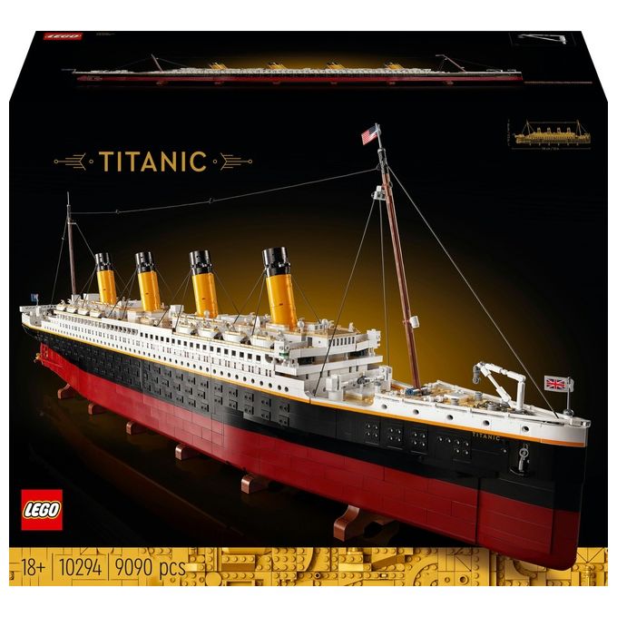 LEGO Creator Titanic Modello in Mattoncini da Costruzione per Appassionati e Collezionisti di Tutte le Eta'