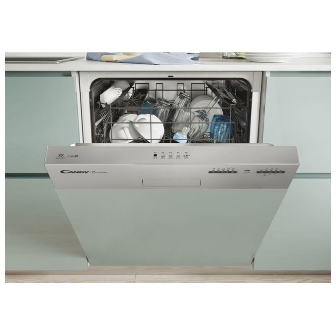 Candy CDSN 1L350PS Lavastoviglie da Incasso a Scomparsa Parziale 13 Coperti Classe energetica E (A+) 5 Programmi Wi-Fi + Bluetooth 60 cm