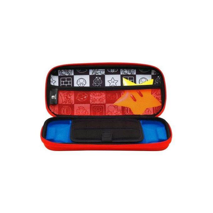 Hori Custodia Premium Vault Case Super Mario per Nintendo Switch-Lite Ufficiale Nintendo