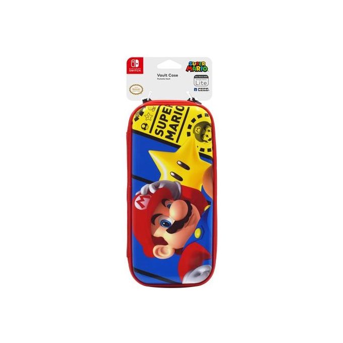 Hori Custodia Premium Vault Case Super Mario per Nintendo Switch-Lite Ufficiale Nintendo