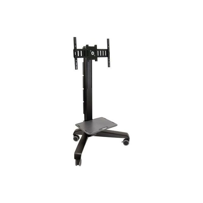 Ergotron Neo-Flex Mobile MediaCenter UHD Carrello per Display LCD Nero Dimensione Schermo 50''-80
