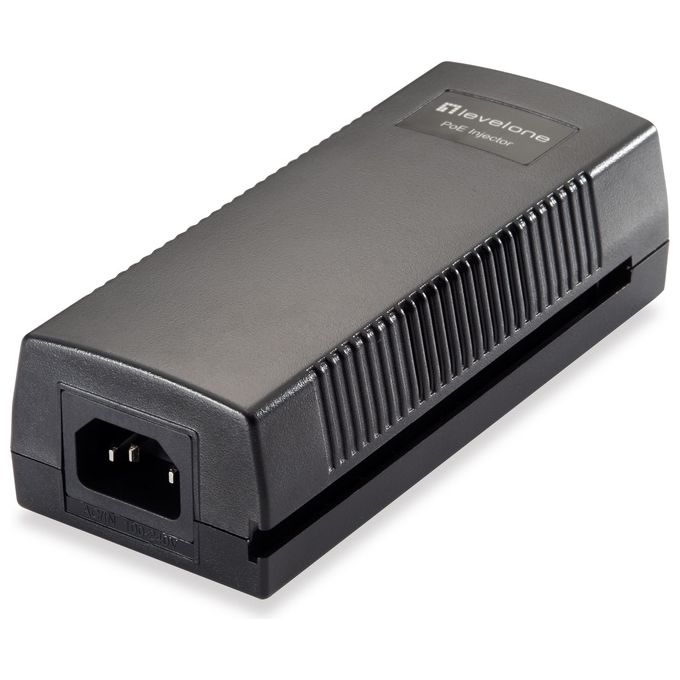 LevelOne POI-3014 Adattatore PoE e Iniettore Fast Ethernet Gigabit Ethernet 52 V
