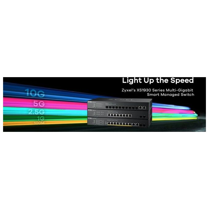 Zyxel XS1930-10-ZZ0101F Switch di Rete Gestito L3 10g Ethernet 100-1000-10000 Nero