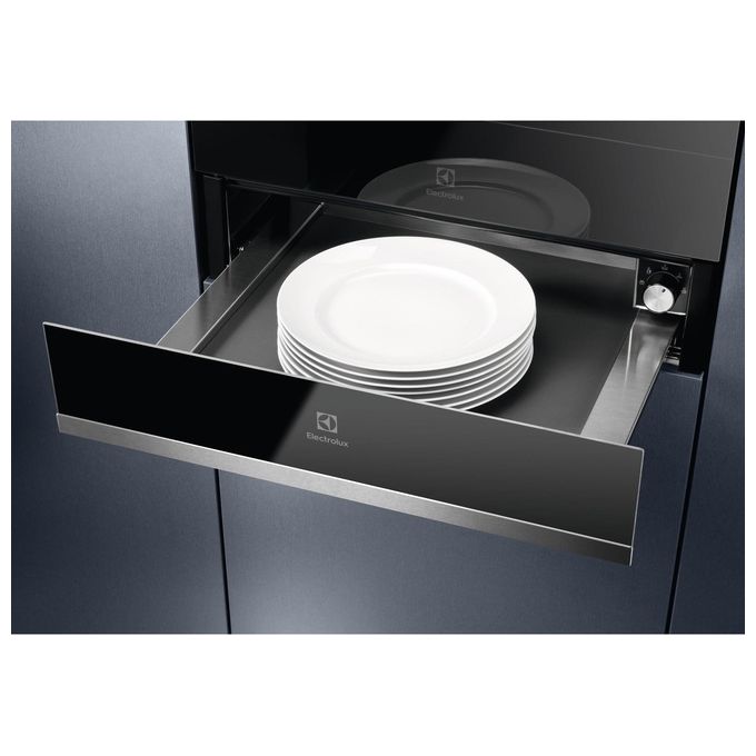 Electrolux KBD4X Cassetto scaldavivande Altezza 14 cm 6 coperti 4 funzioni 60 cm Inox Antimpronta