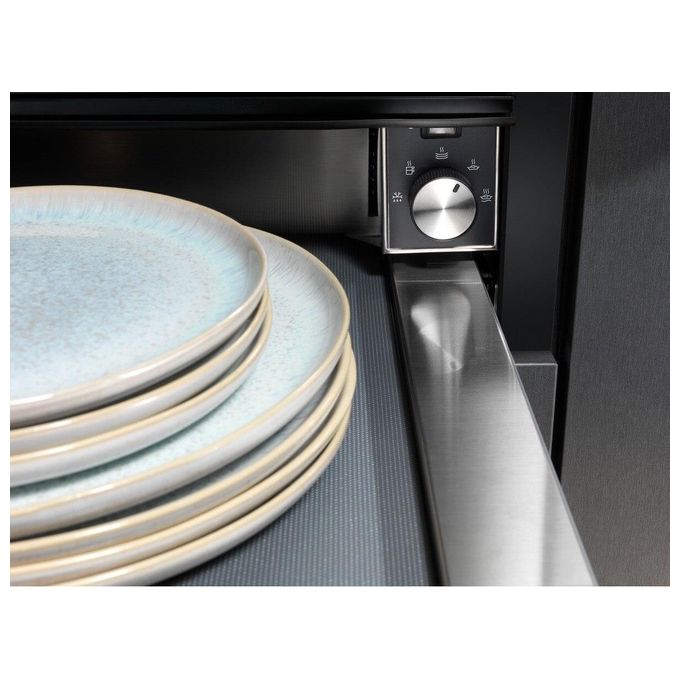 Electrolux KBD4X Cassetto scaldavivande Altezza 14 cm 6 coperti 4 funzioni 60 cm Inox Antimpronta