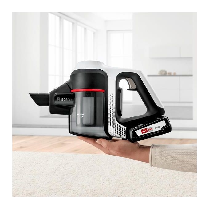 Bosch Serie 6 BCS61113, Scopa Elettrica Senza Filo, Bianco
