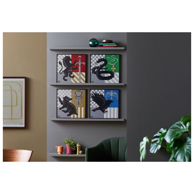 LEGO Art Harry Potter Hogwarts Crests