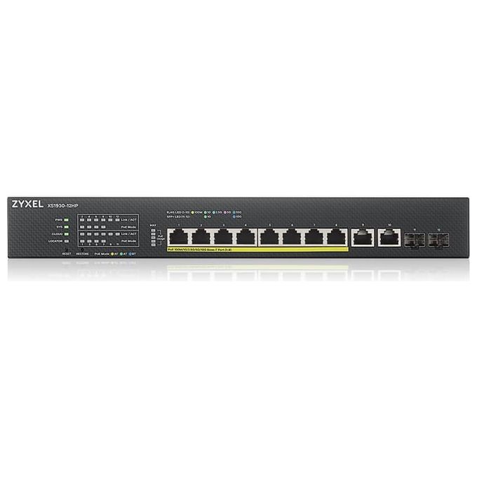 Zyxel XS1930-12HP-ZZ0101F Switch di Rete Gestito L3 10g Ethernet 100-1000-10000 Nero Supporto Power Over Ethernet