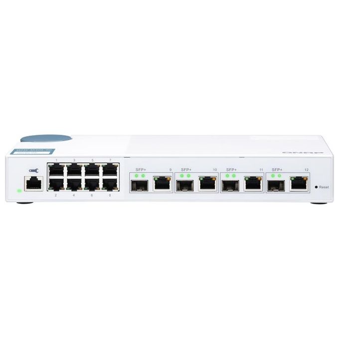 Qnap QSW-M408-4C Switch di Rete Gestito L2 Gigabit Ethernet 10-100-1000 Bianco